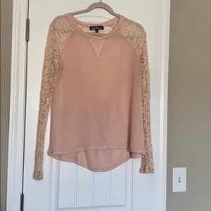 Lace sweater